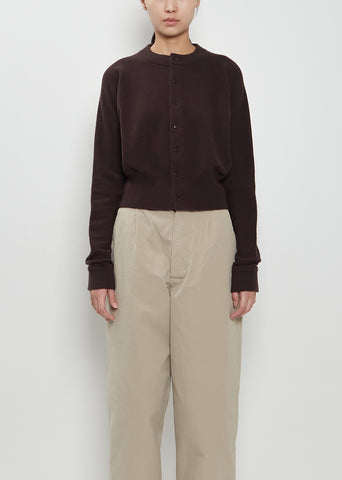 n°257 Blouson Stretch Cashmere Cardigan