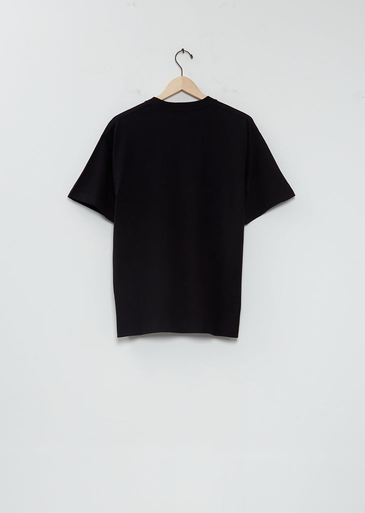Cotton Jersey Short-Sleeve T-Shirt — Black