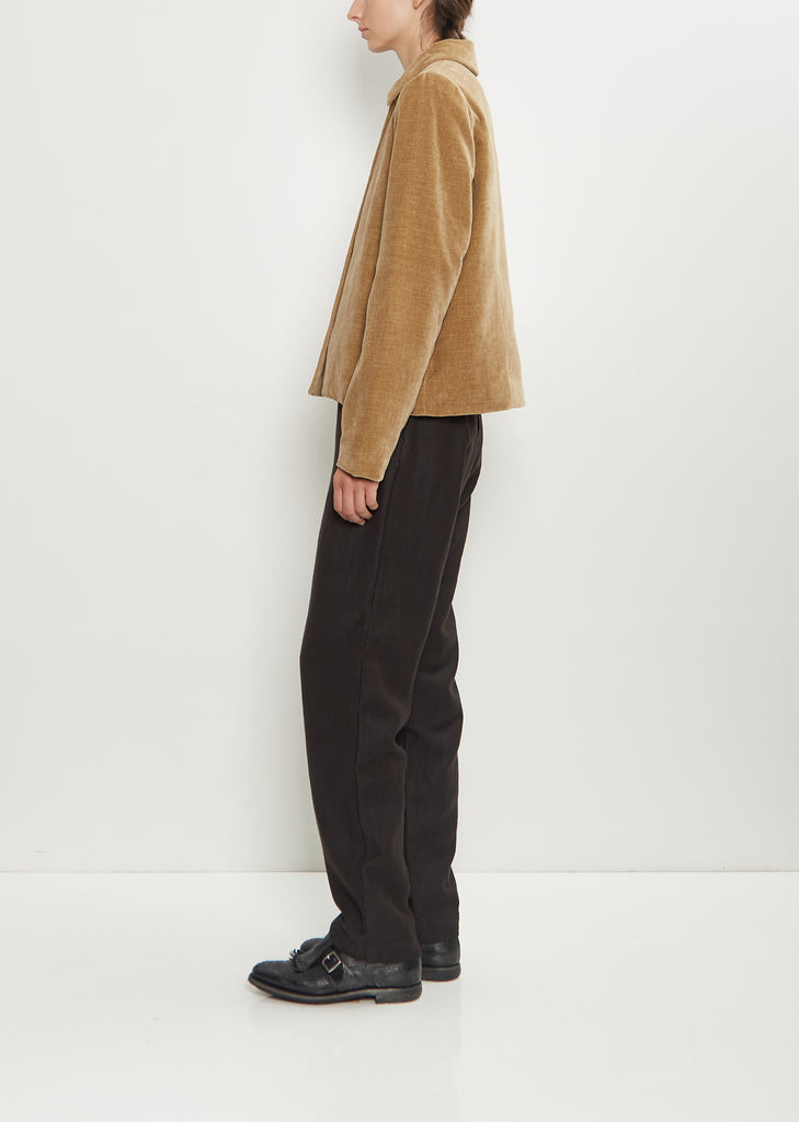 Pwet Cotton Velvet Jacket — Beige