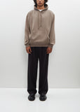 Smooth Soft Sweat Pullover Parka — Olive Brown