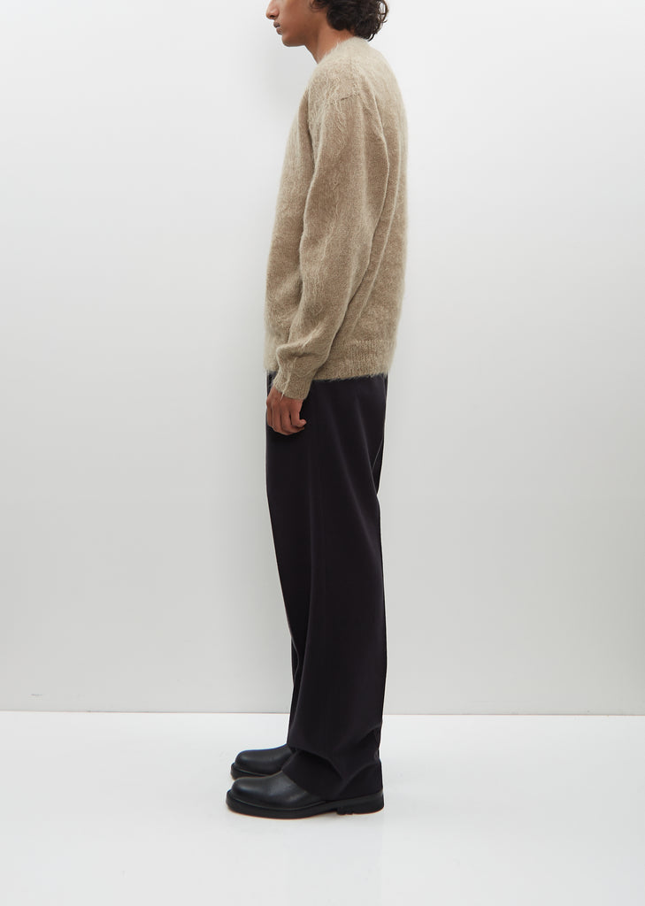 Brushed Super Kid Mohair Knit Pullover