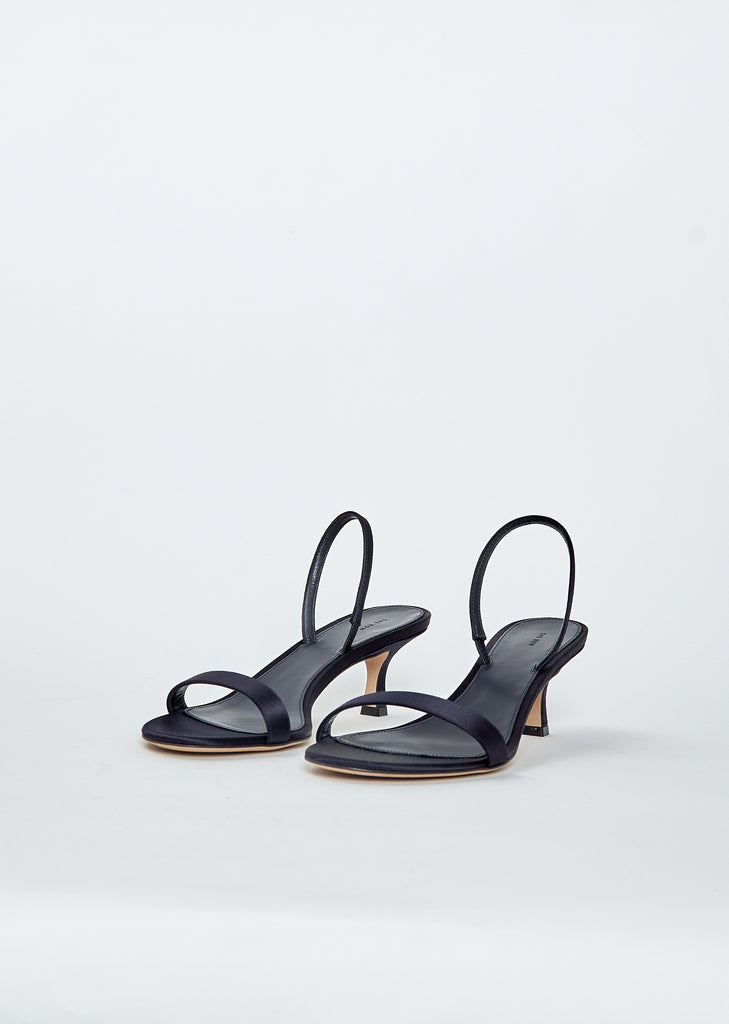 Ella Silk Kitten Slingback