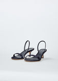 Ella Silk Kitten Slingback