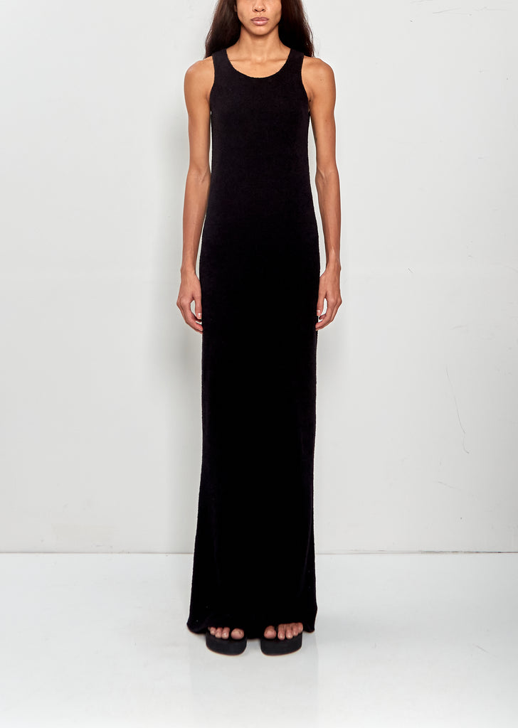 Shaggy Cotton Knit Dress