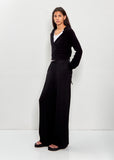 Shaggy Cache-Couer Cotton Knit Cardigan