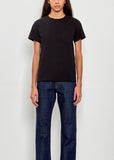 Pocket Cotton T-Shirt —Black