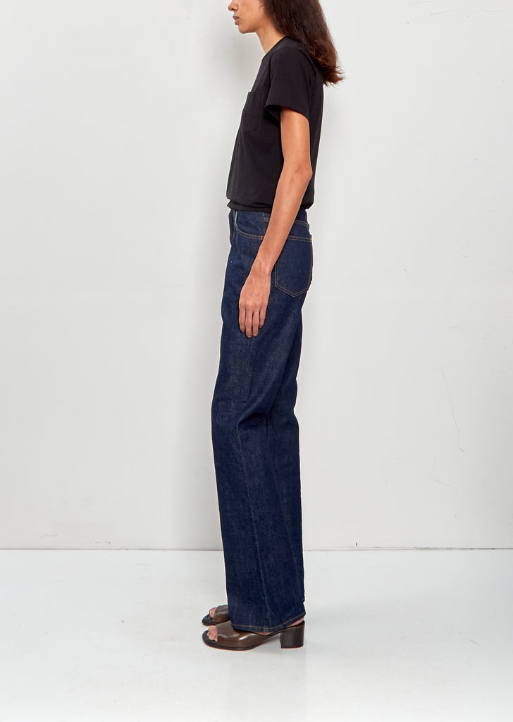 Denim 5-Pocket Pants