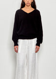 Shaggy Cotton Knit Top