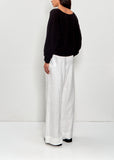 Shaggy Cotton Knit Top