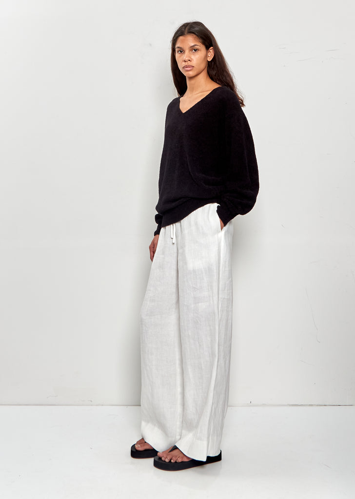 Shaggy Cotton Knit Top