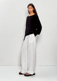 Shaggy Cotton Knit Top