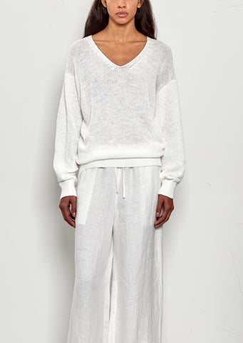 Cotton Knit Relaxed Top