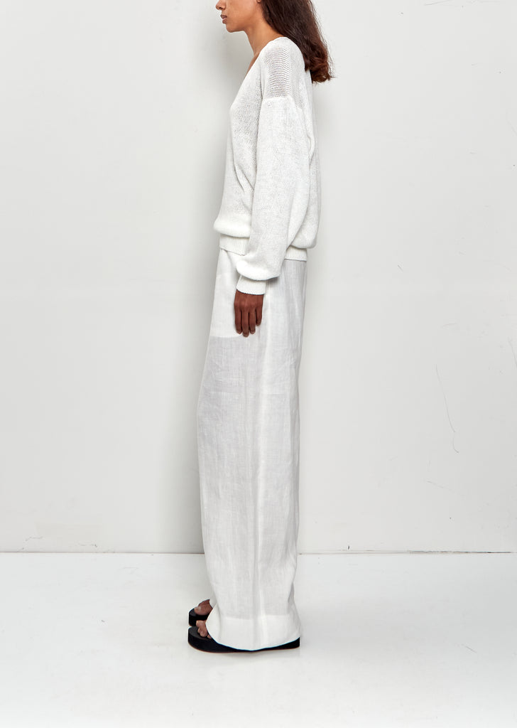 Cotton Knit Relaxed Top
