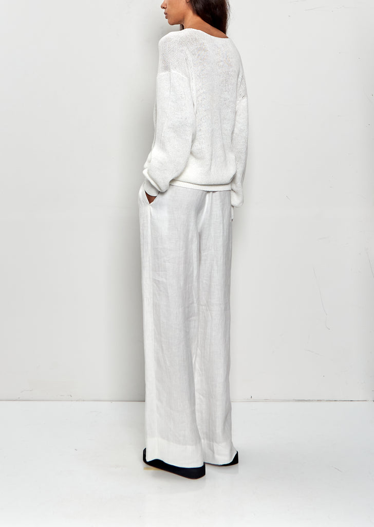 Cotton Knit Relaxed Top