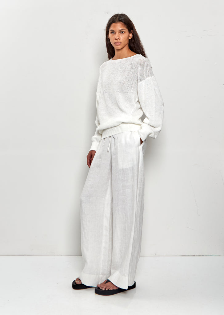 Cotton Knit Relaxed Top