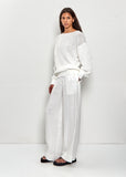 Cotton Knit Relaxed Top