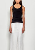 Ribbed Tank Top — Black