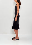 Fluted Hem Dress