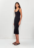 Fluted Hem Dress