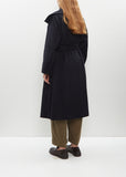 Square Collar Wrap Coat