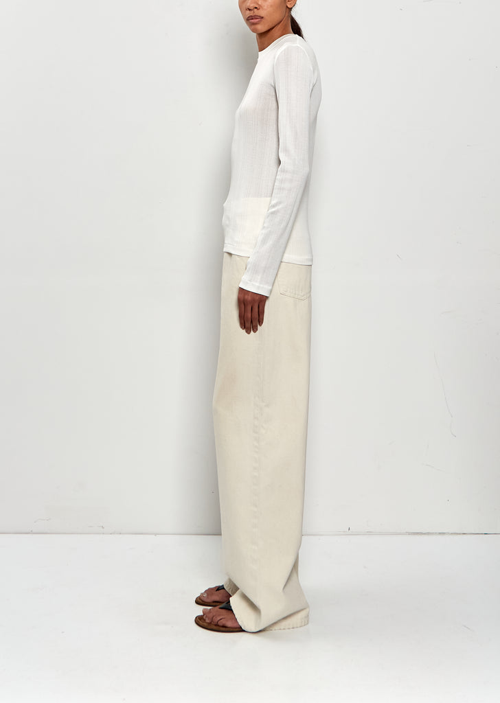 Dantea Cotton Top — Ivory