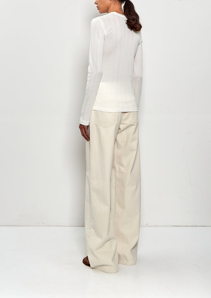 Dantea Cotton Top — Ivory