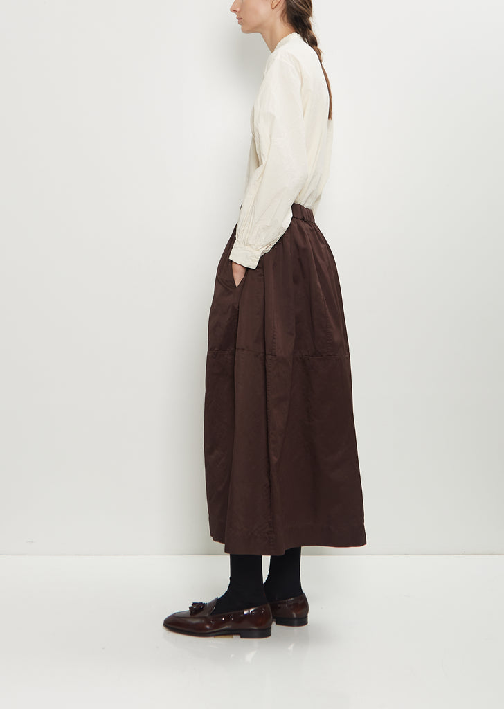 Puffy Cotton Linen Skirt