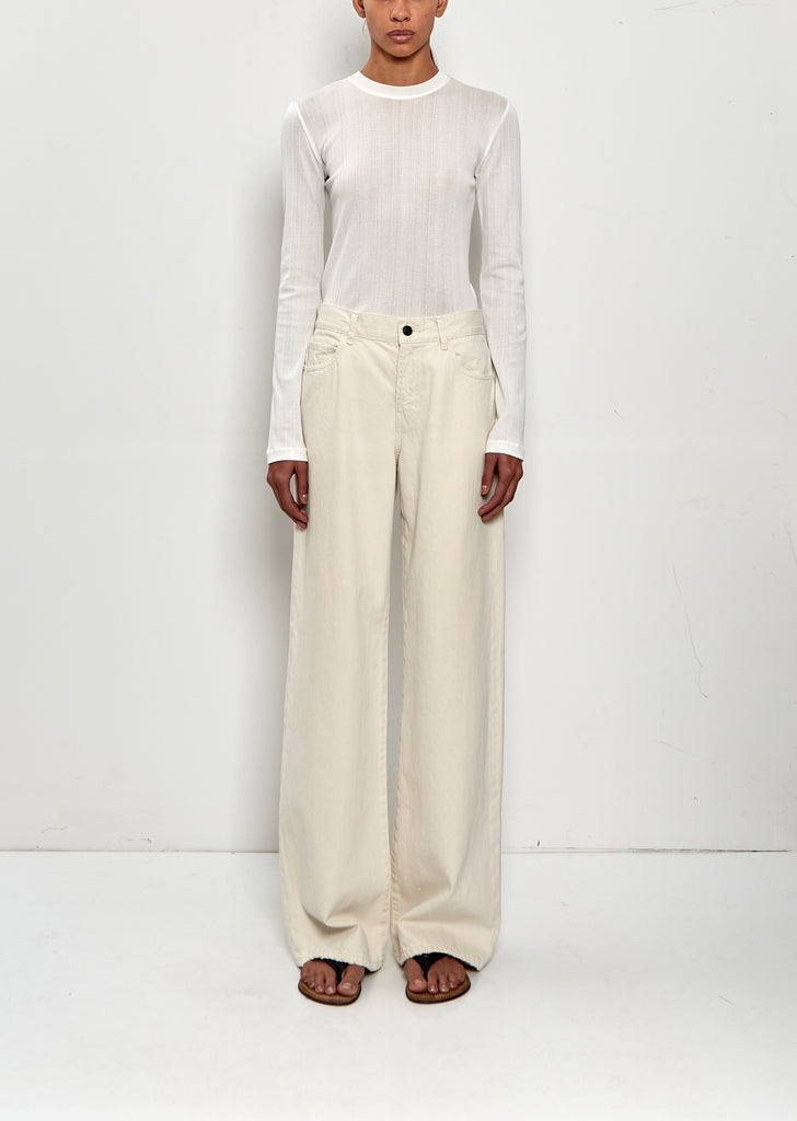Eglitta Cotton Jean — Ecru