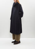 Cashmere Square Collar Wrap Coat