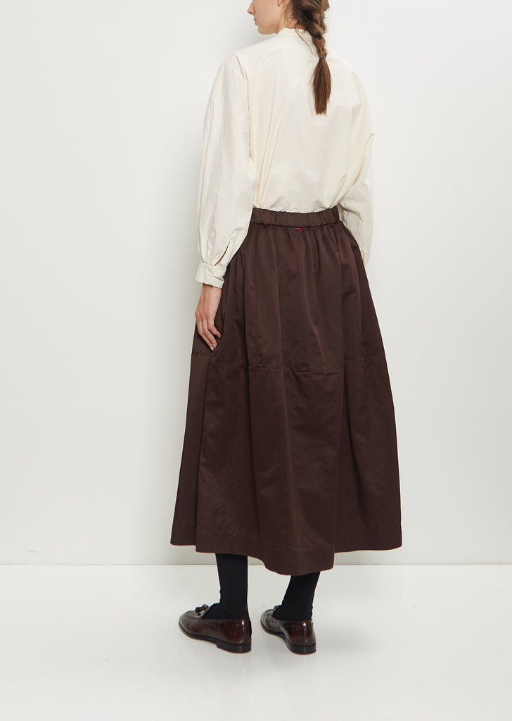 Puffy Cotton Linen Skirt