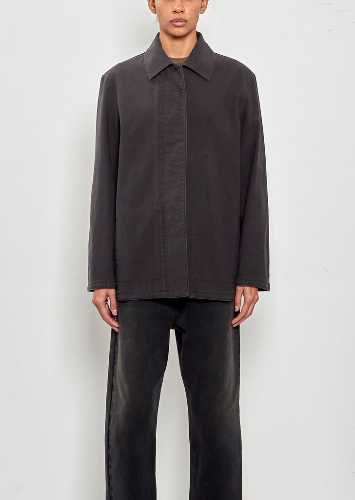 Baeza Cotton Jacket — Faded Black