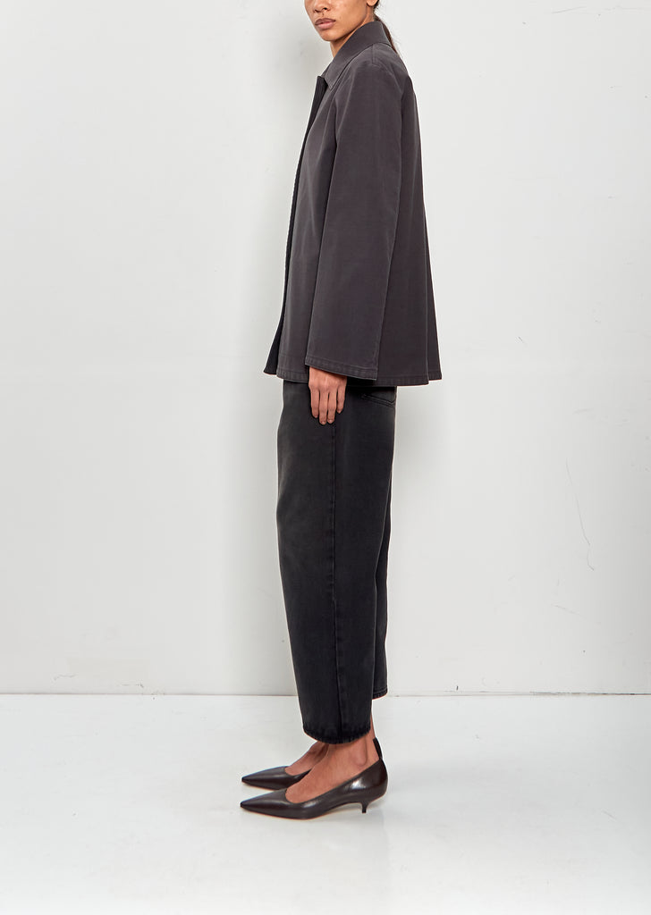 Baeza Cotton Jacket — Faded Black