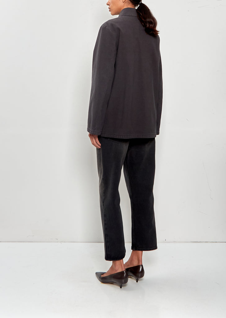 Baeza Cotton Jacket — Faded Black