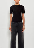 Etina Cotton Top — Black