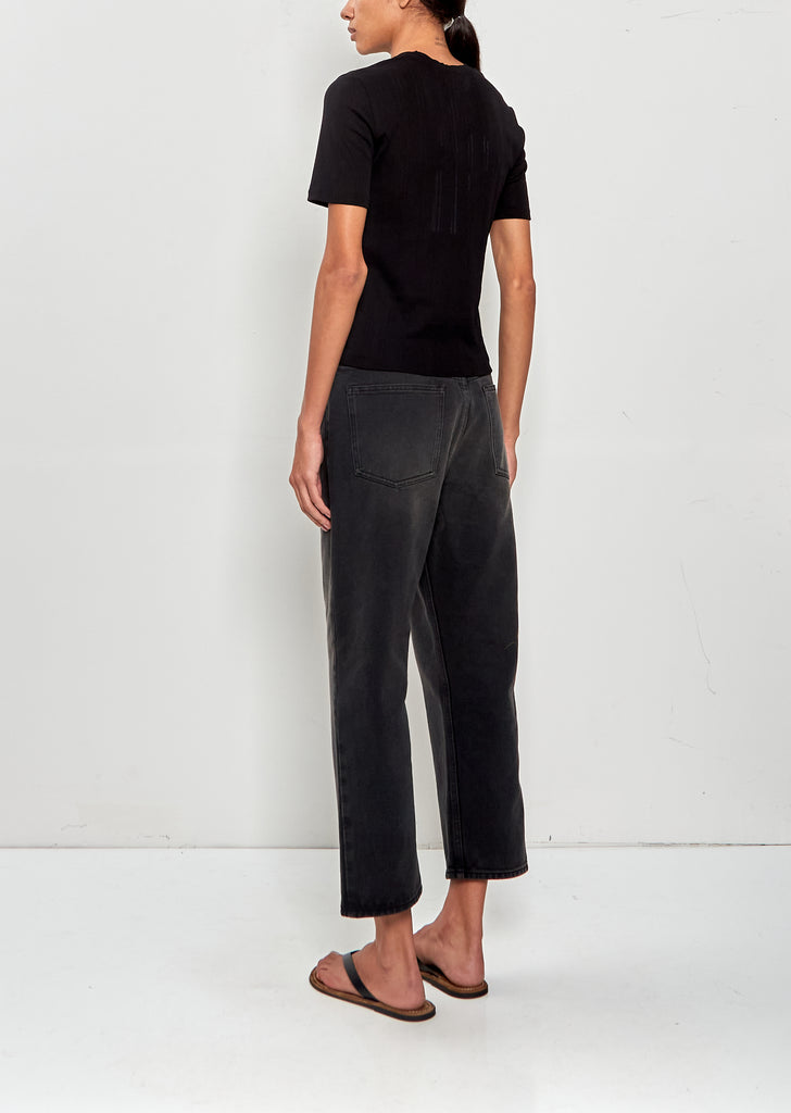 Etina Cotton Top — Black