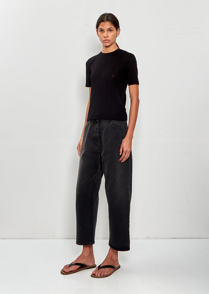 Etina Cotton Top — Black