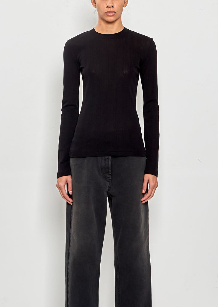 Dantea Cotton Top — Black
