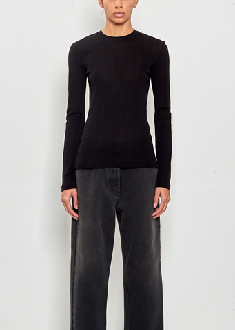 Dantea Cotton Top — Black