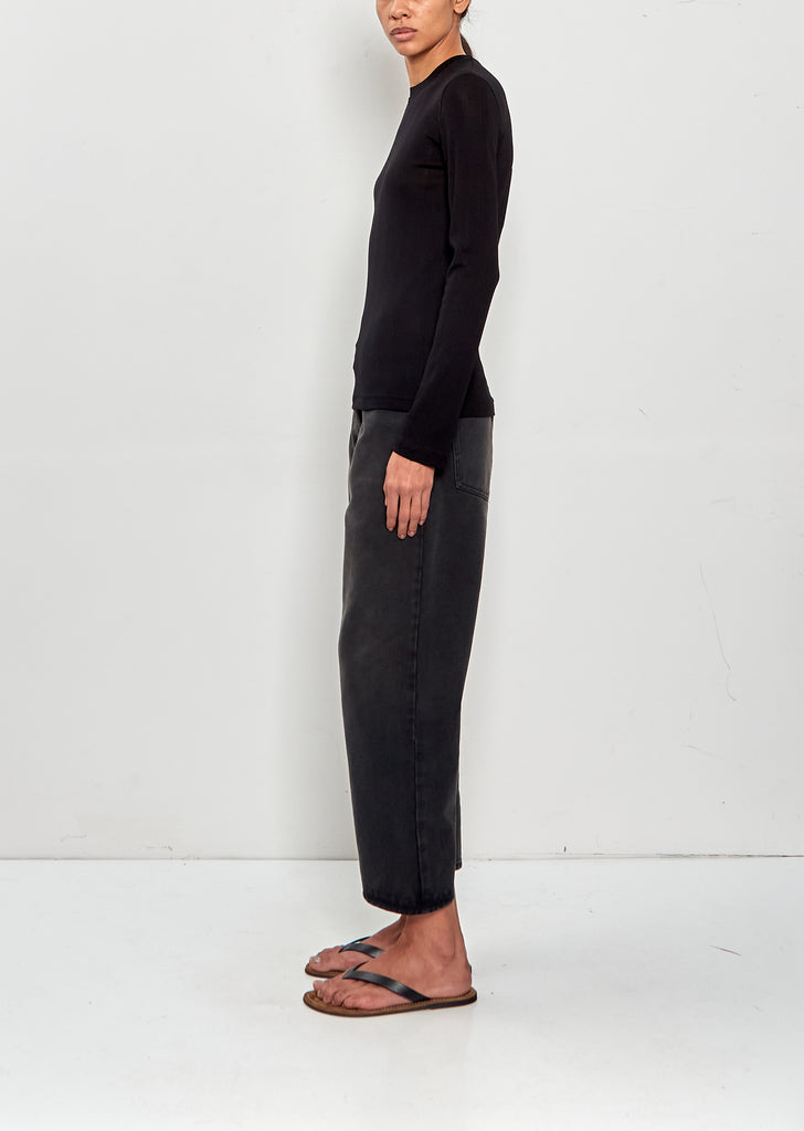 Dantea Cotton Top — Black