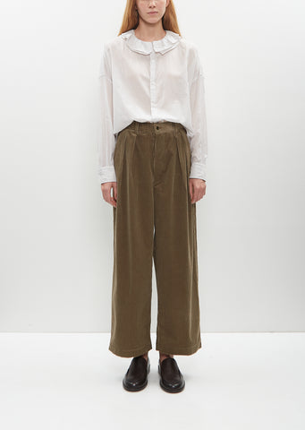 2 In-Pleat Baggy Pants