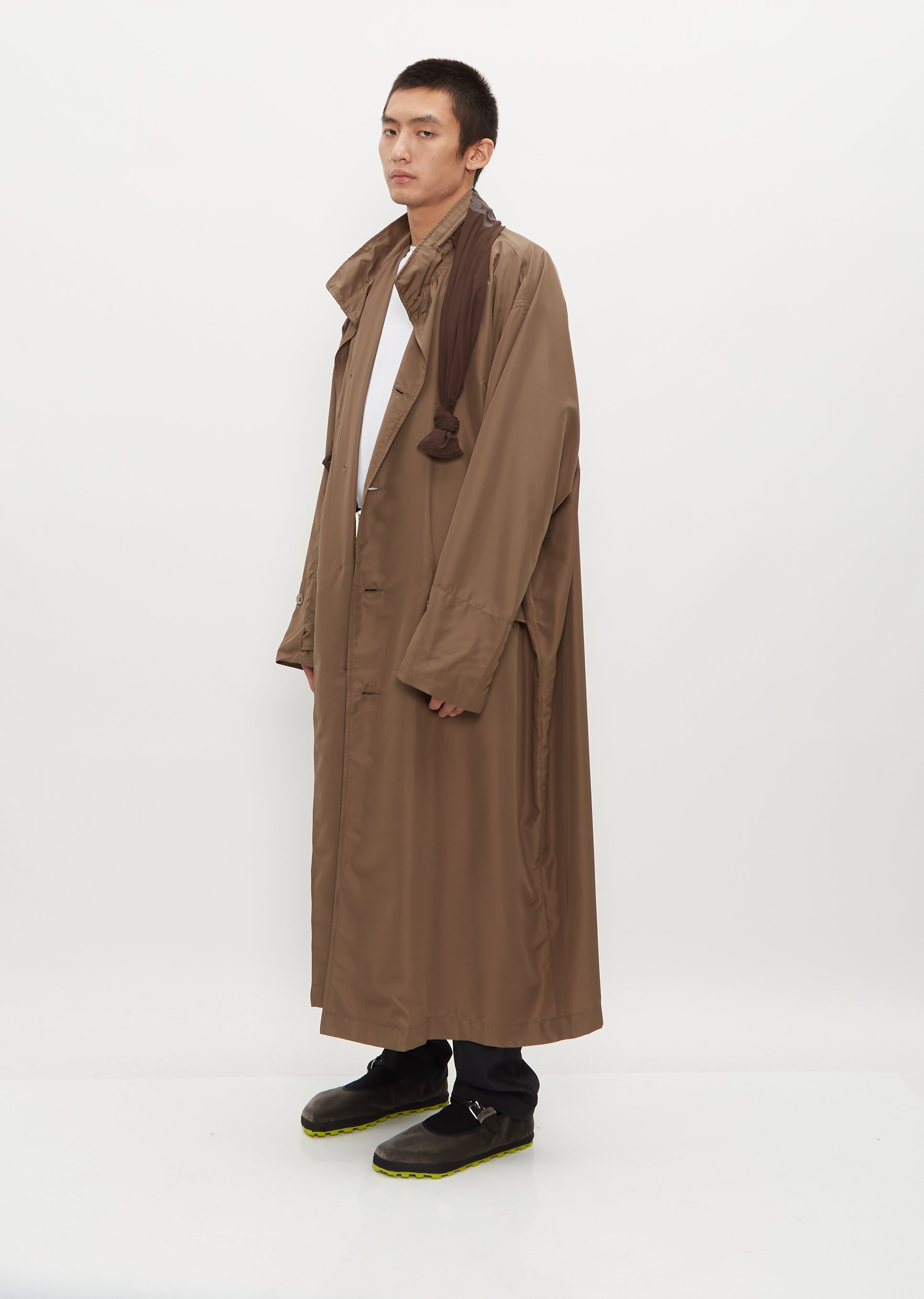 【LA MER MA MAISON】21FW★ SINGLE BALMACAAN COAT BROWN A Nomad Windcoat – La Garçonne