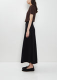 n°388 Ease Stretch Cashmere Skirt — Raven