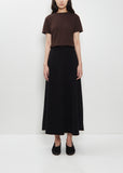 n°388 Ease Stretch Cashmere Skirt — Raven