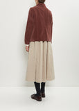 Pwet Cotton Velvet Jacket — Prune