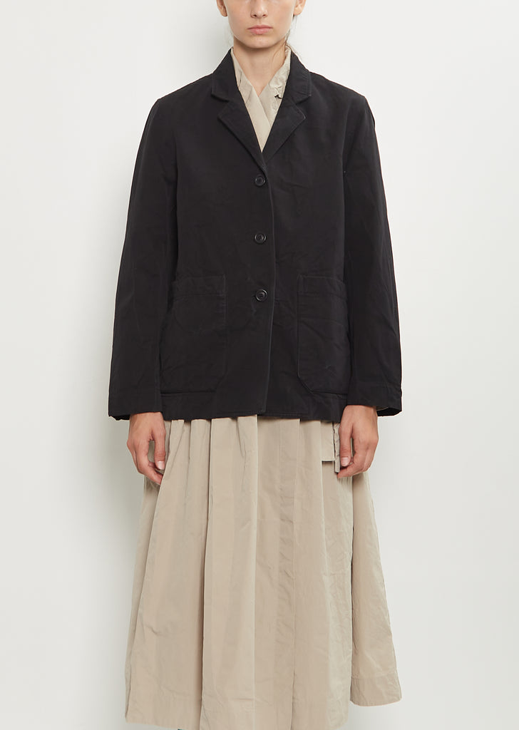 Workwear Puddy Cotton Jacket — Pitch Black