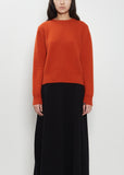 n°430 Jeanne Stretch Cashmere Sweater — Dark Orange