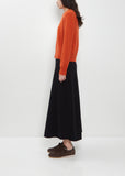 n°430 Jeanne Stretch Cashmere Sweater — Dark Orange