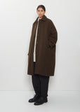 Big Blobby Cashmere Coat — Khaki