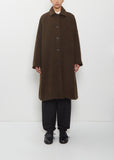 Big Blobby Cashmere Coat — Khaki
