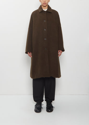 Cashmere Big Blobby Coat — Khaki